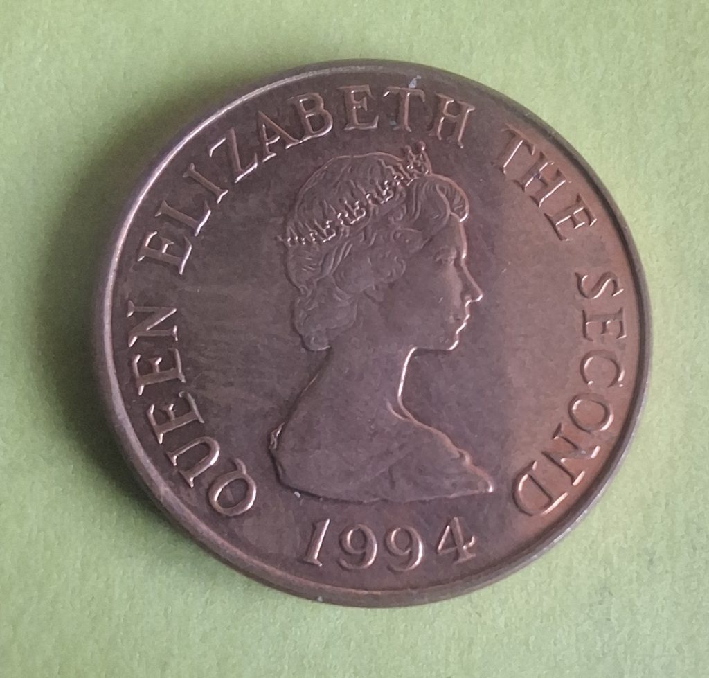 One Penny 1994 de Ilha de Jersey do Reino Unido