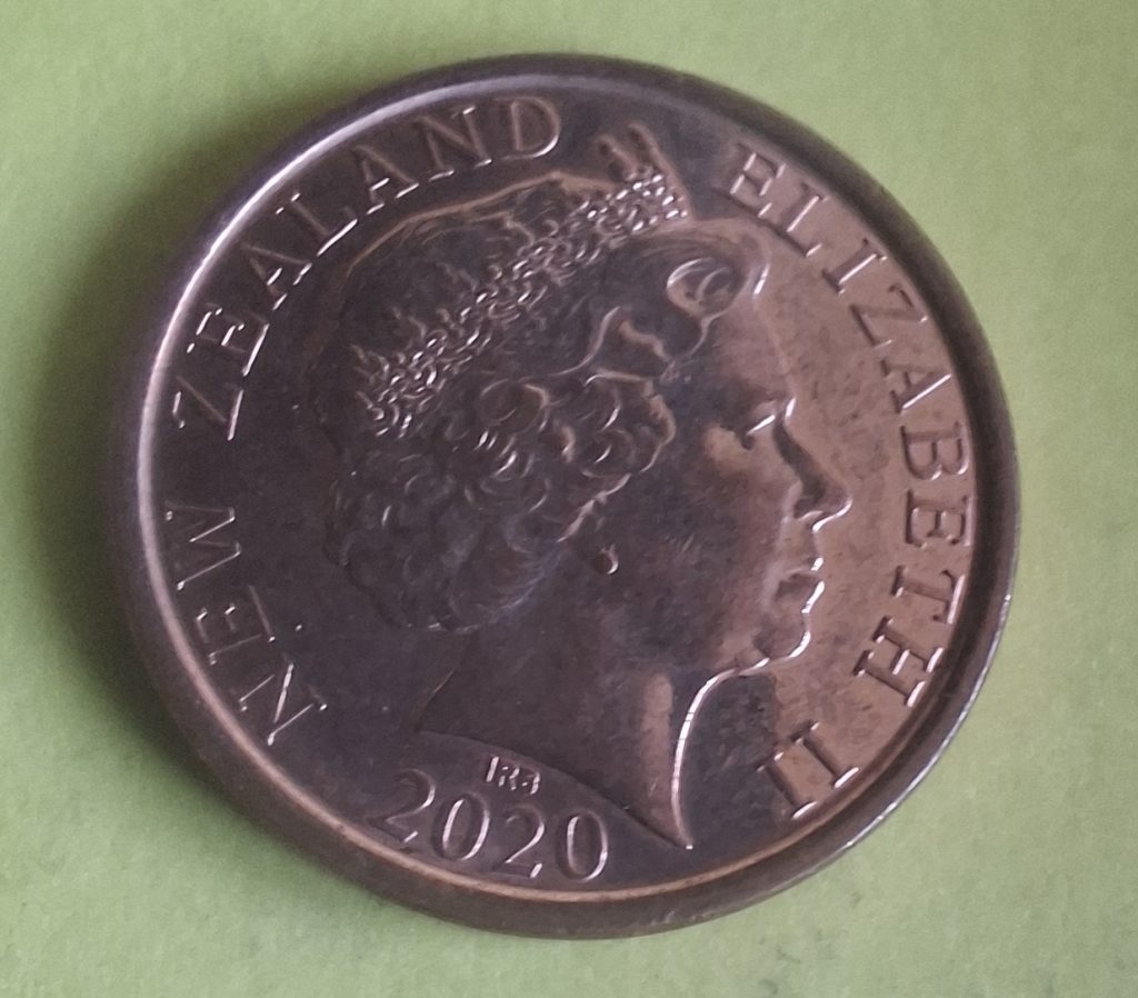 10 centavos de 2020 da Nova Zelândia