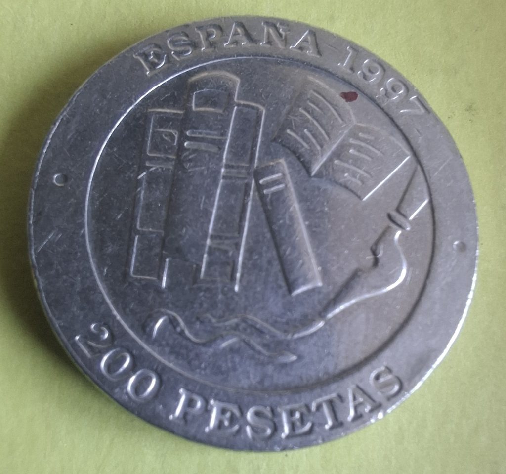200 Pesetas 1997 de Espanha