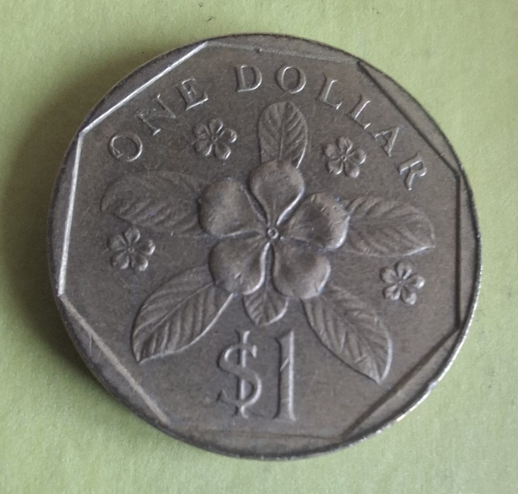 One Dollar 1987 da Singapura
