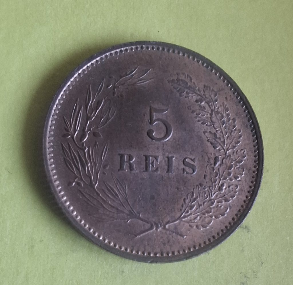 5 Réis 1910 de Portugal