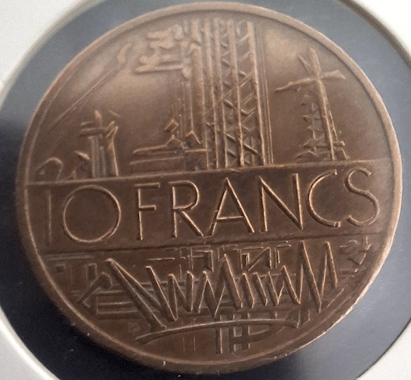 10 Francos de França de 1976