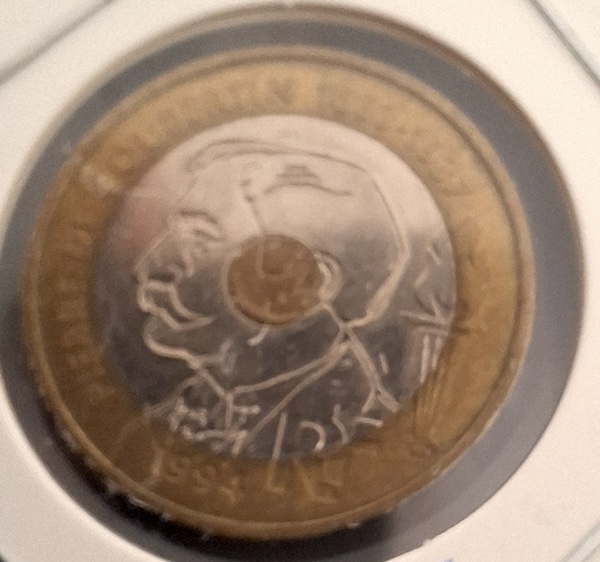 20 Francos Pierre de Coubertin 1994 de França