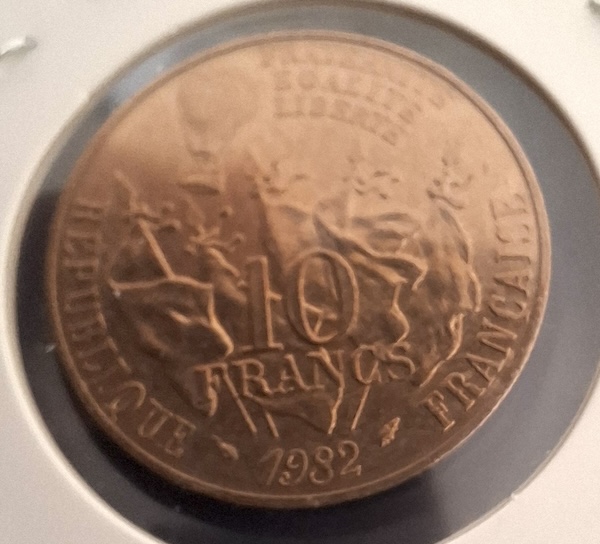 10 Francos de 1982 da França