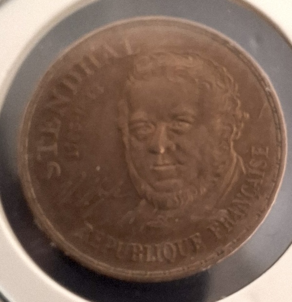 10 Francos 1983 Stendhal da França
