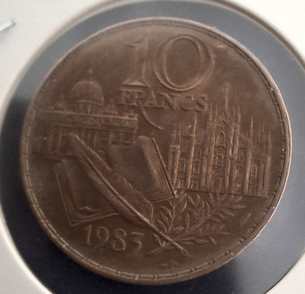 10 Francos 1983 Stendhal da França