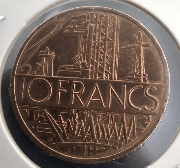 10 Francos de 1980 da França
