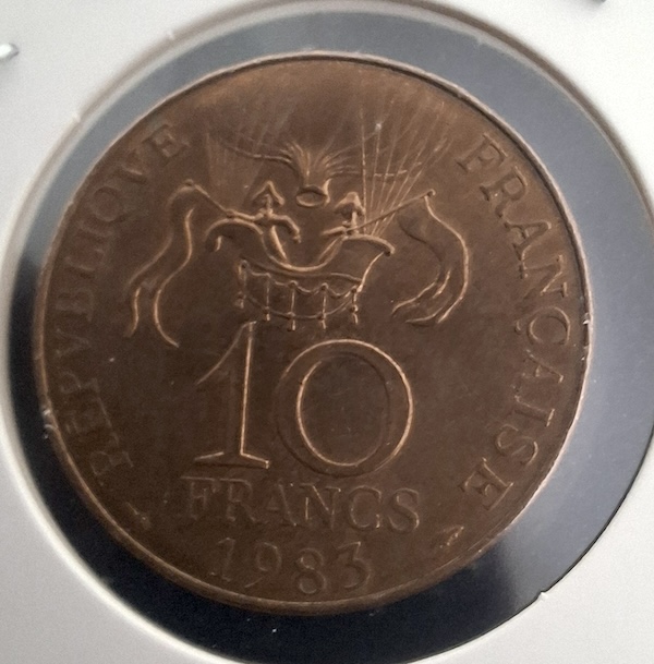 0 Francos 1983 “Voo de Balão” da França