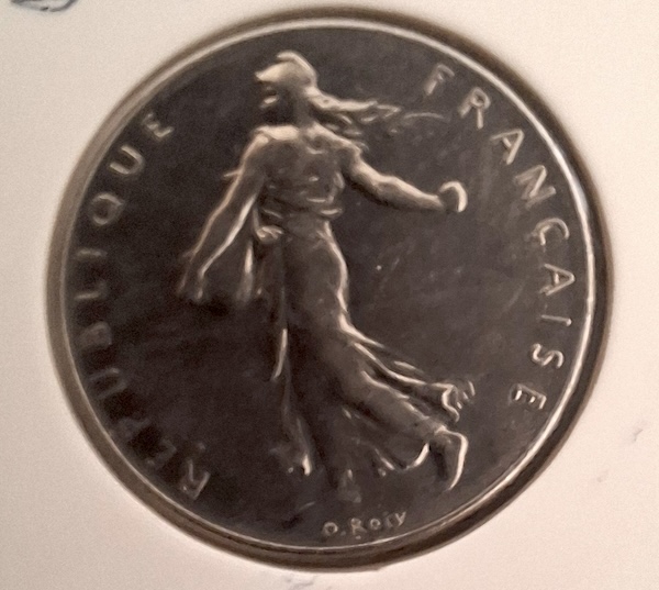 1 Franco de França de 1977