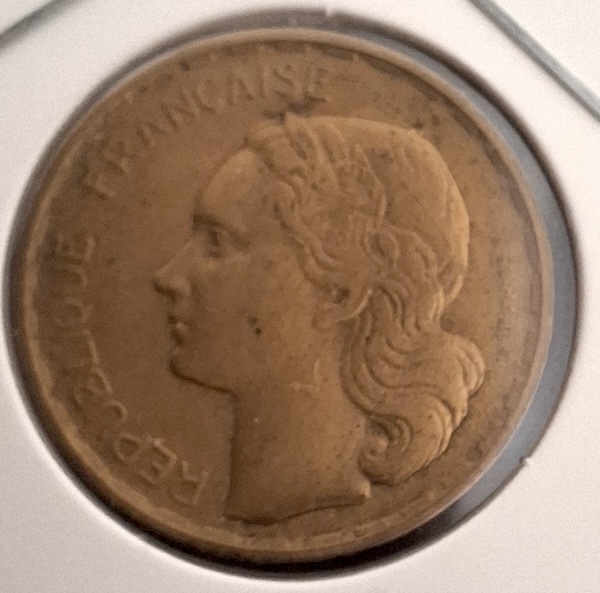 20 Francos 1951 B de França