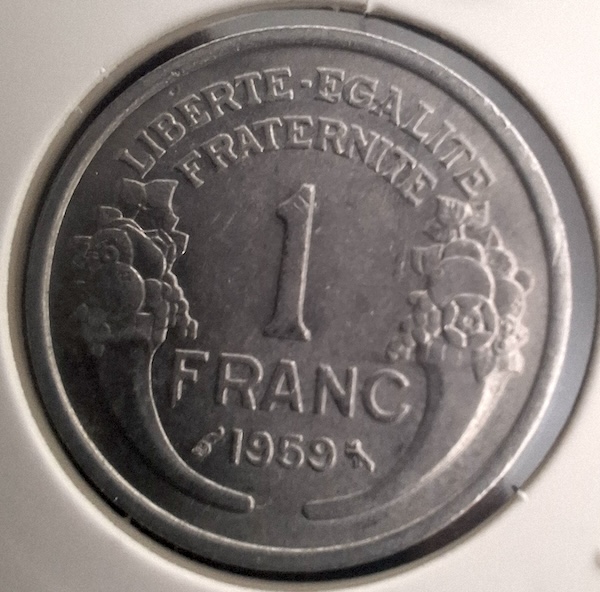 1 Franco de França de 1959