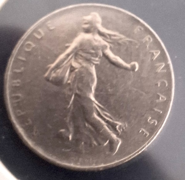 1 Franco de França de 1971